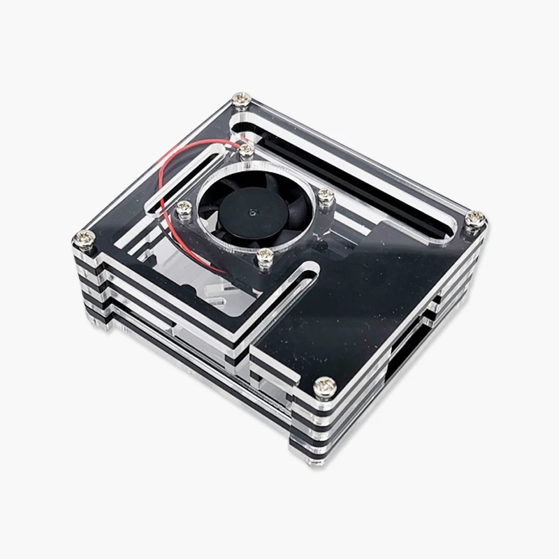 Raspberry Pi 3 Модель A + акриловый чехол с вентилятором 3A чехол|Аксессуары для