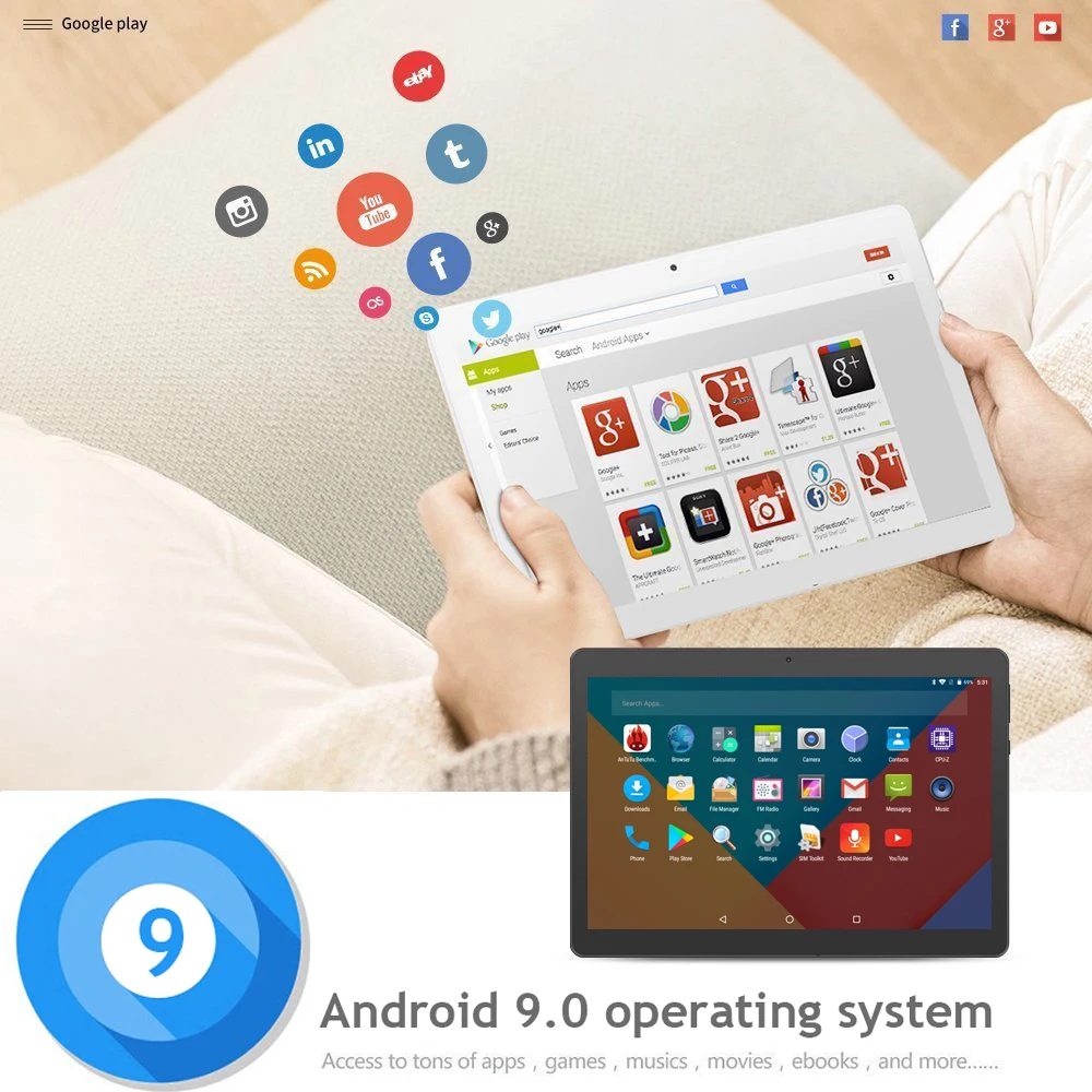 Новинка, 2.5D, двойное закаленное стекло, 4G LTE, 10 дюймов, планшетный ПК, 8 ядер, 6 ГБ ram, 64/128 ГБ rom, Android 9,0, gps, Wifi, Bluetooth, планшет, 10 10,1