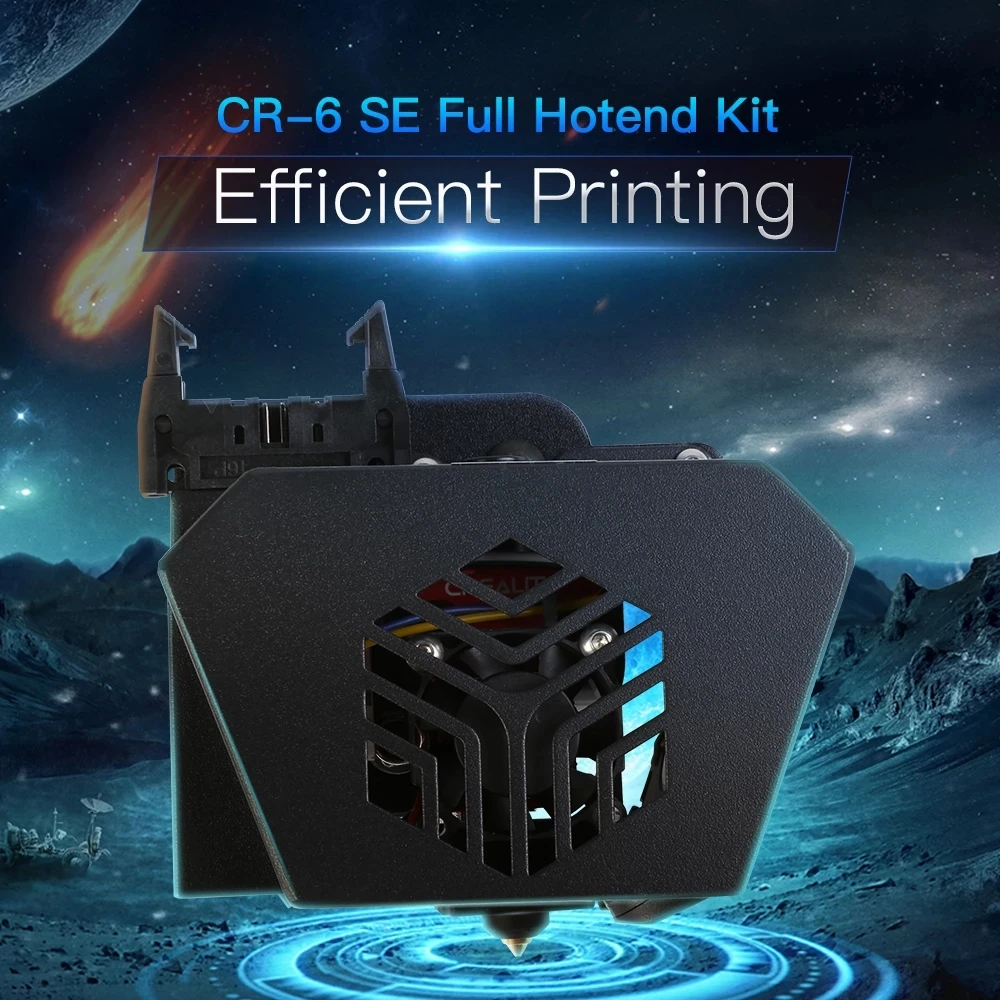 3D Printer Parts For CR-6 SE Assembled 1.75mm Full Extruded Hotend Kit For CR6 SE Printer Extruder Nozzle 3D Printer Accessories