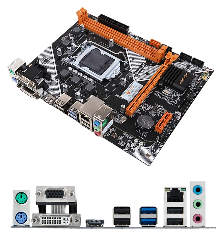 Материнская плата HUANANZHI B75 для Intel LGA1155 разъем I3 I5 I7 ЦП Xeon USB 3 0 SATA III DDR3 LGA 1155