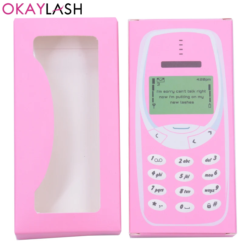 OKAYLASH розовый цвет новый стиль оптовая продажа бумажная коробка для накладных