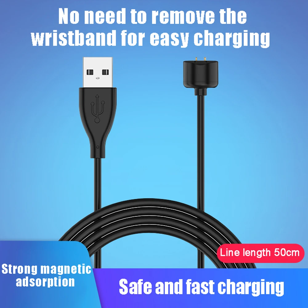

Smart Watch Magnetic Charger Cable for Xiaomi Mi Band 5 Fast to fully charge your watch, efficient and time-saving.