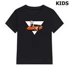 Детские Футболка с принтом Влад А4 Ламба, повседневный Семейный комплект одежды, модные топы из 100% хлопка для мальчиков и девочек