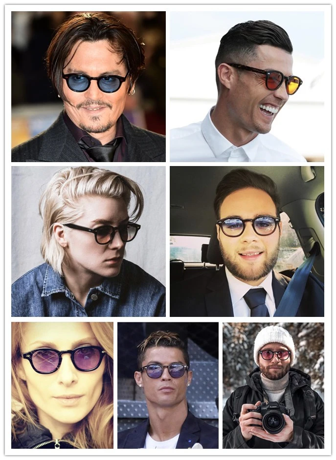 Новинка, винтажные Круглые Солнцезащитные очки из ацетата, lunette soleil femme, Ретро стиль, брендовые дизайнерские солнцезащитные очки для женщин и мужчин, oculos de sol, красные линзы