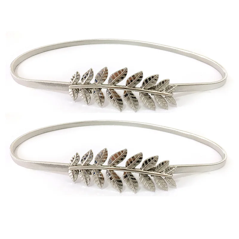 Металлический эластичный металлический пояс серебряные и золотые ремни на