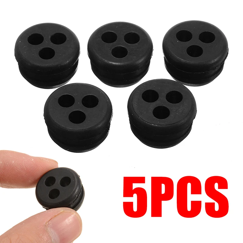 

5Pcs 3 Hole Fuel Line Gas Tank Grommet Replace fit for Trimmer Lawn Mower 13211546730 V137000030 Echo GT-200R GT-201R