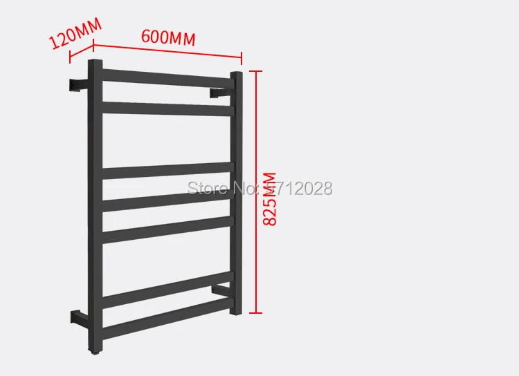 Бесплатная доставка черный электрический обогреватель для банного полотенца в