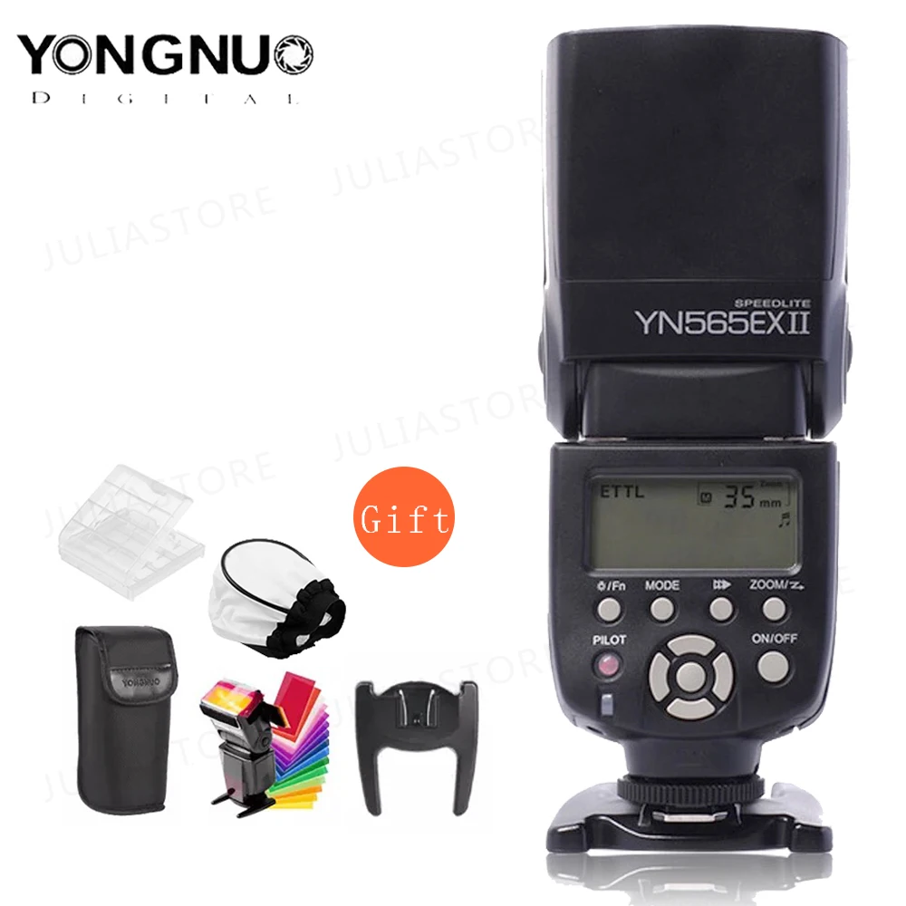Вспышка YONGNUO YN565EX II TTL Speedlite YN-565EX для Canon 5D Mark 550D 600D 1000D 1100D 60D 70D 650D DSLR камеры |
