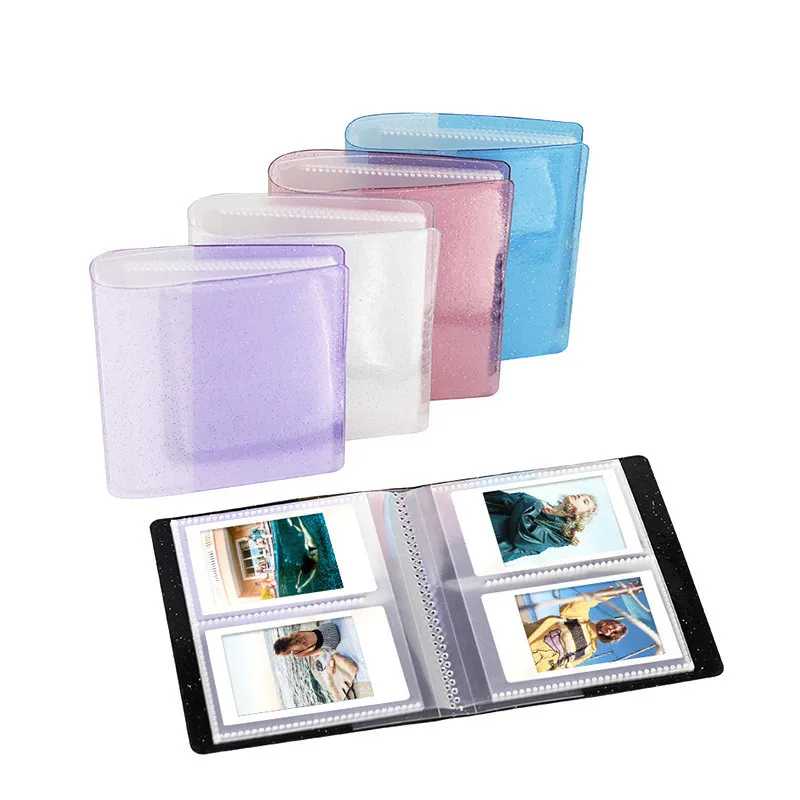 Записной альбом с 64 карманами для Fujifilm Instax instant Mini 11 9 8 7s 70 25 50s 90 мини пленки 3/4