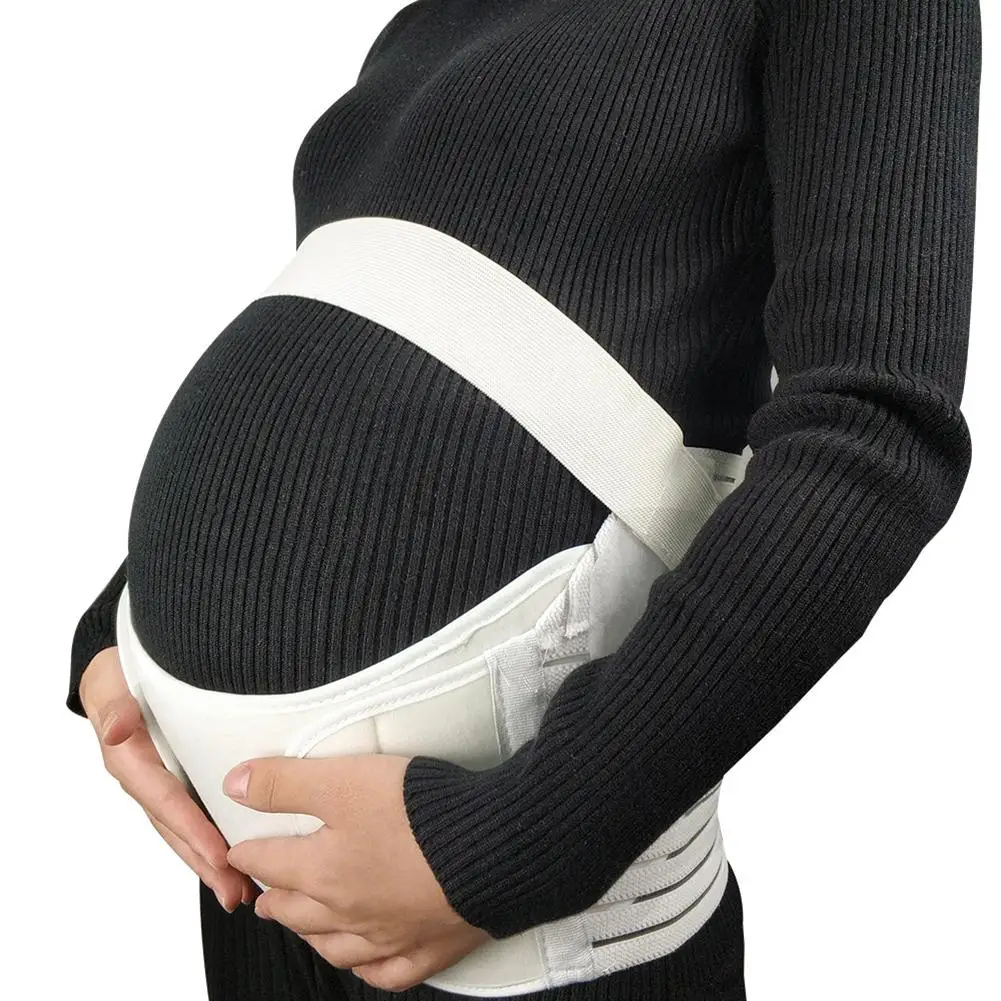Correa transpirable para el embarazo, banda para la cintura, soporte para la espalda, cintur&oacute;n de maternidad-4