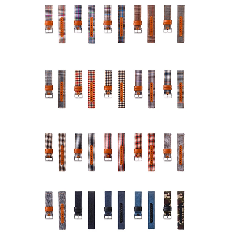 

Fabric Leather Watchband For Samsung Galaxy Watch3 45mm 41mm Strap For Samsung Watch 3 Band Bracelet 20mm 22mm Belt Accessories