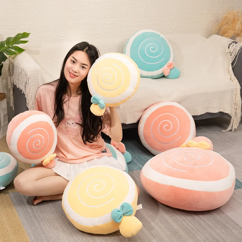 

11/31/40/50CM Kawaii cute soft lollipop candy pendant cushion pillow daily necessities home decoration plush stuffing