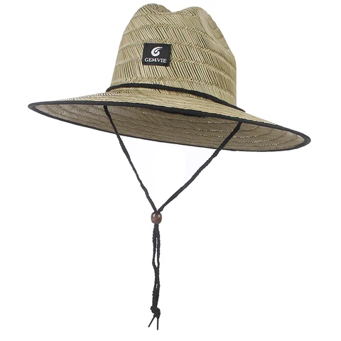Шляпа мужская соломенная с широкими полями, цвет в ассортименте