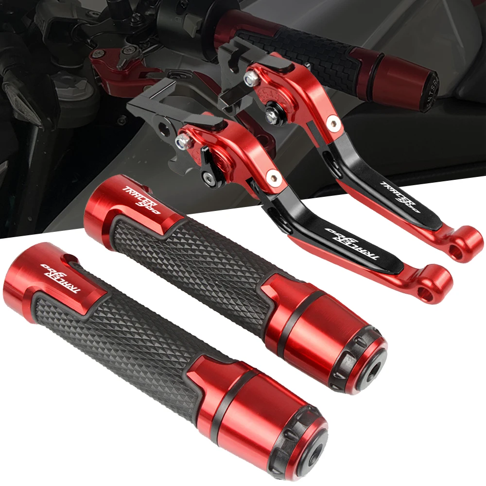 

Motorcycle Tracer 900 CNC Brake Clutch Levers Handlebar knobs Handle Hand Grip For YAMAHA Tracer 900 GT 900GT 2018 2019 2020