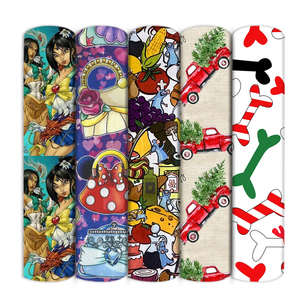 Мышь Рождественская ткань с принтом автомобиля полиэстер хлопок для пэчворка