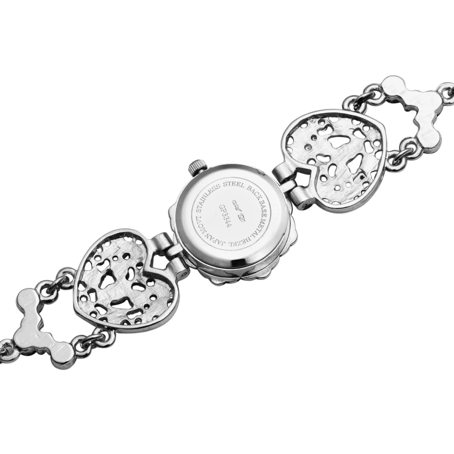 

ASJ imitation titanium silver diamond-encrusted flower-shaped waterproof fashion fashion women's watch