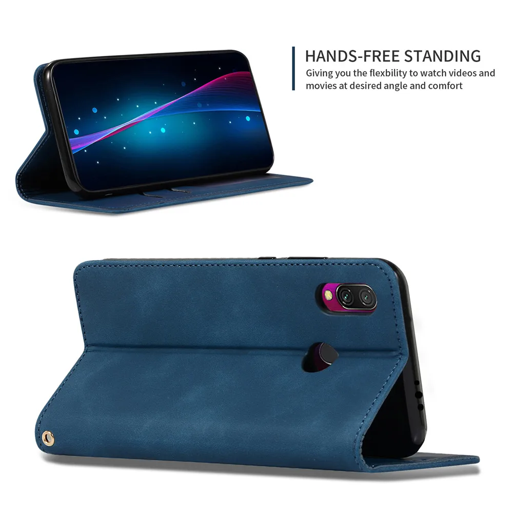 Магнитный флип-чехол для Xiao mi Red mi Note 8, 7, 6, 8 T, mi 9 Se, Xao mi 9t Pro, роскошный кожаный чехол-бумажник для карт, Xio mi Red mi K20 Pro, 7, 7a