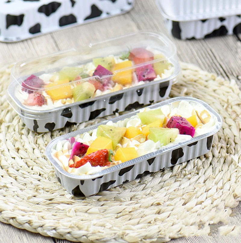 100 шт антипригарный нож олова Фольга Еда чаша формочка для торта хлеба обеда