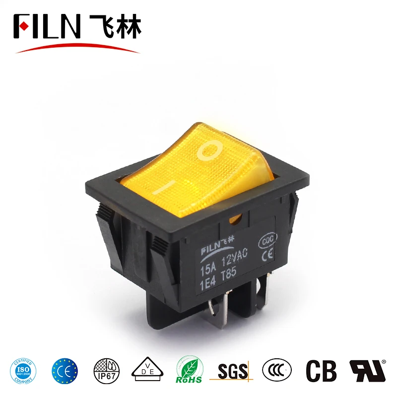 Высокопрочный 4-контактный неводонепроницаемый автоматический выключатель с