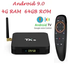 ТВ-приставка TX6, Android 9,0, четырехъядерный Allwinner H6, USB 3,0, 4 ГБ64 ГБ, 2,4 ГБтелефон, двойной Wi-Fi, BT4.1, 4K, HD, Neftflix, Google, ТВ-приставка