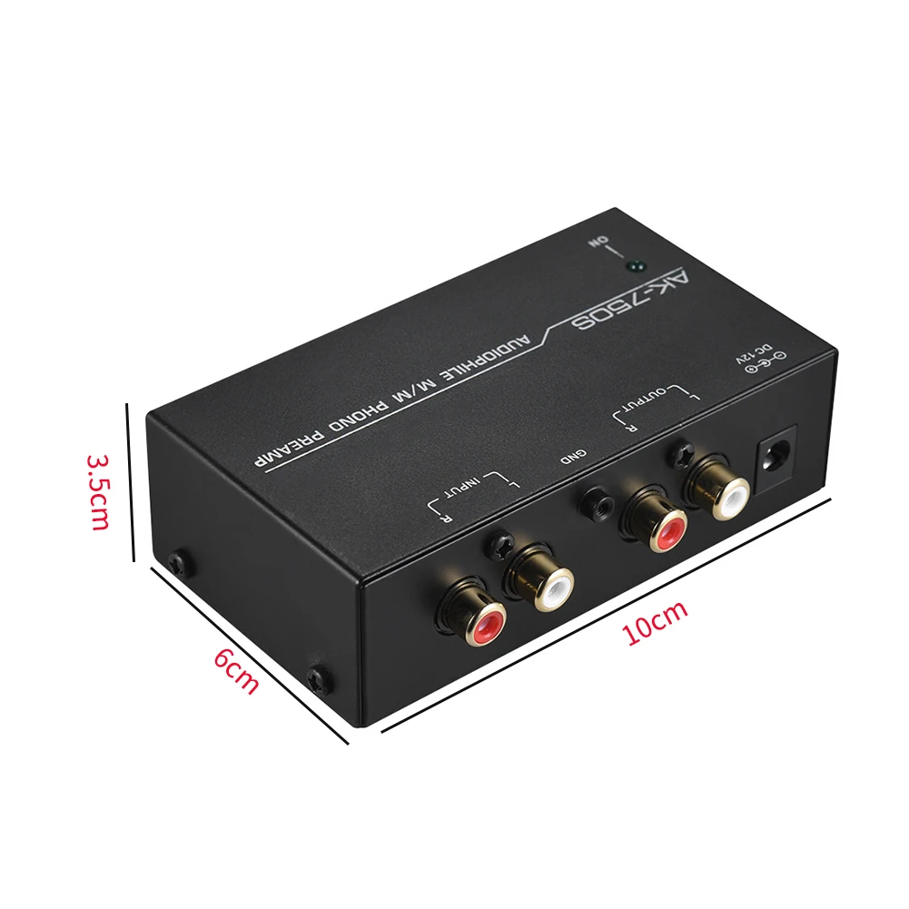 Предусилитель Phono стерео поворотный стол с низким уровнем шума портативный