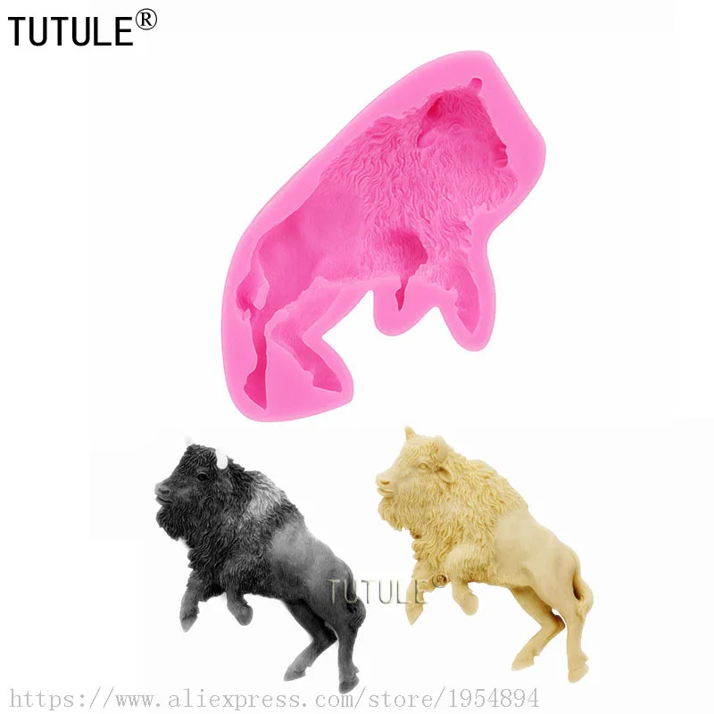 Форма Мао НИУ силиконовая форма из коровьей кожи искусственная Корова с нажимом