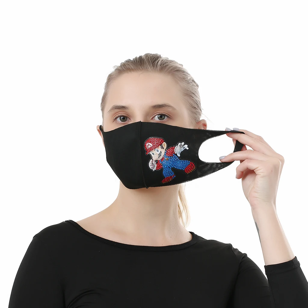 5d алмазная маска DIY алмазного бурения Цвет стежка Марио АЛМАЗ декоративная Набор