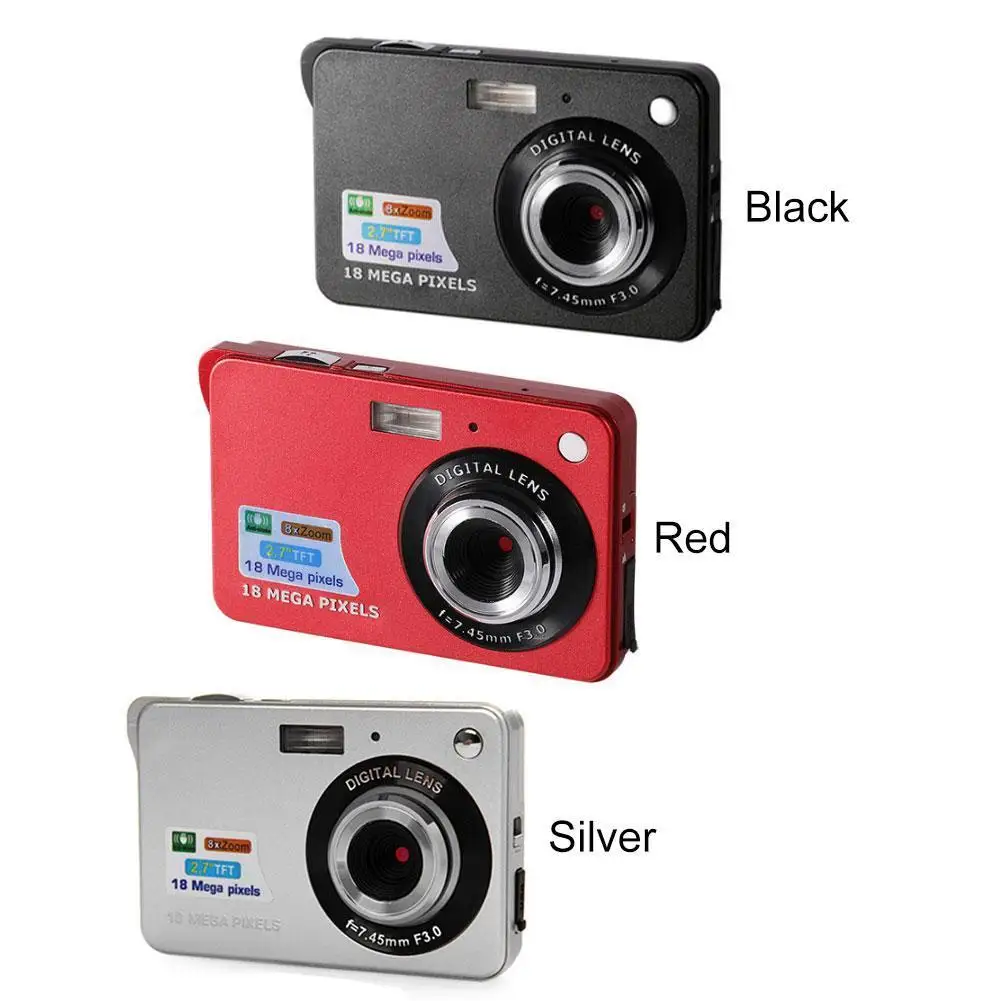 

2.7 Inch Mini Digital Camera 24 Mega Pixels CMOS 8X Zoom HD Digital Camera Photography Vedio Vlog Recorder Night Vision DV