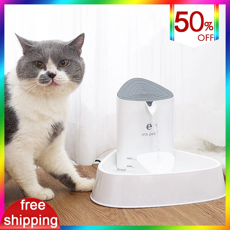 

1.5L Cat Drinker with Night Light Source Filters PP Water Fountain for Cats Water Dispenser Pet Water Bowl Dog Pet Supplies