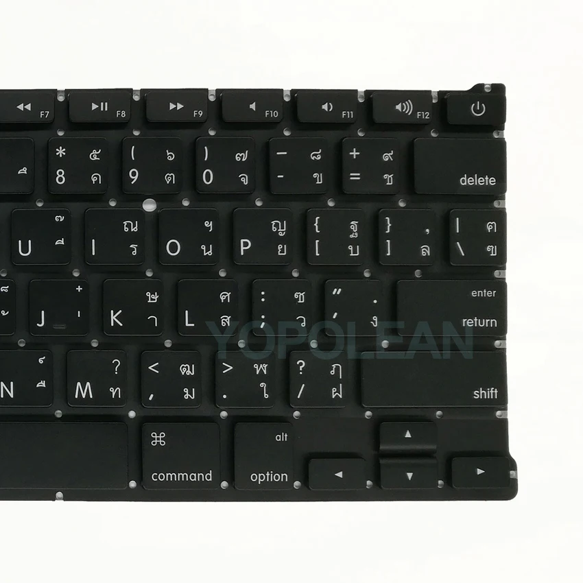 Тайская клавиатура с подсветкой для Macbook Air 13 дюймов A1466 A1369 2011 2017 лет|Клавиатуры| |