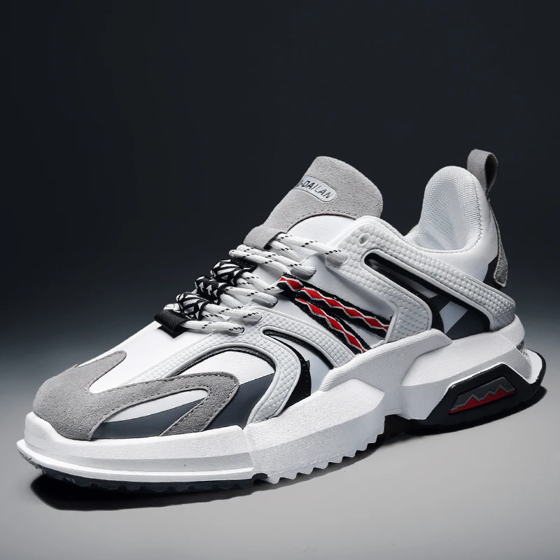 Модные кроссовки Для мужчин тренд на открытом воздухе обувь из сетчатого