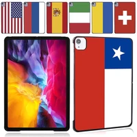 national flag series tablet case for apple ipad air 4 10 9 inch 2020 tablet lightweight durable plastic protective hard shell