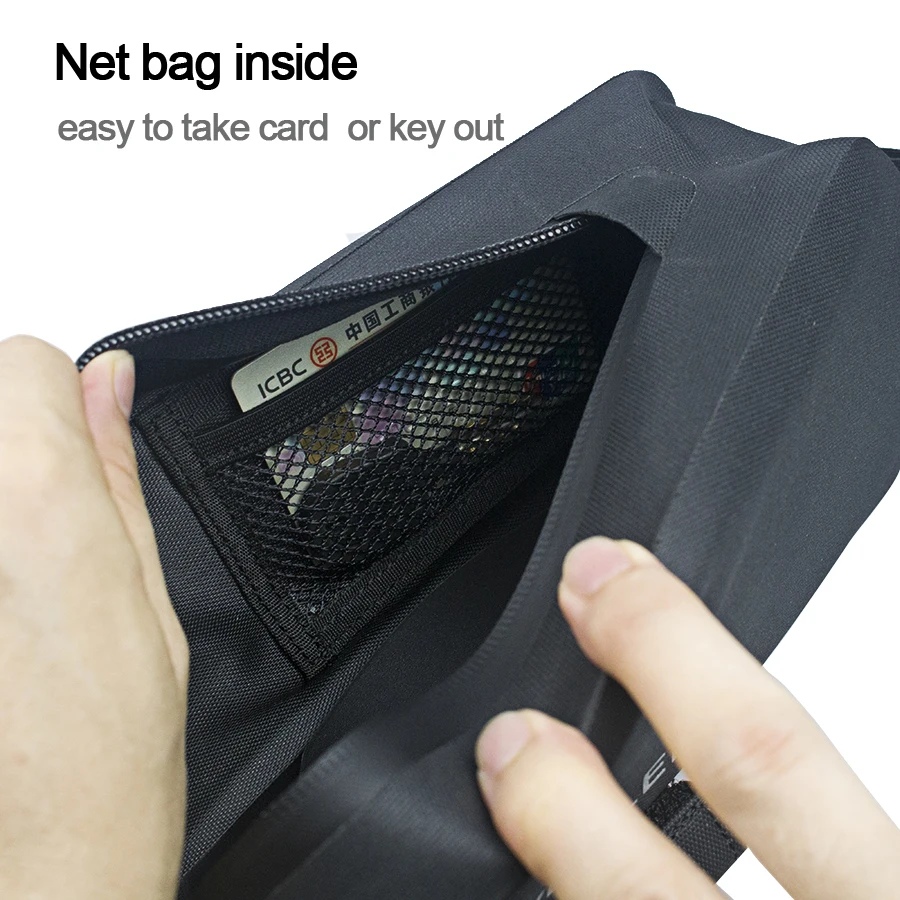 

NEWBOLER Bicycle Bags Waterproof Cycling Top Front Tube Frame Bag Large Capacity MTB Road Bicycle Pannier Black Bike Accessories