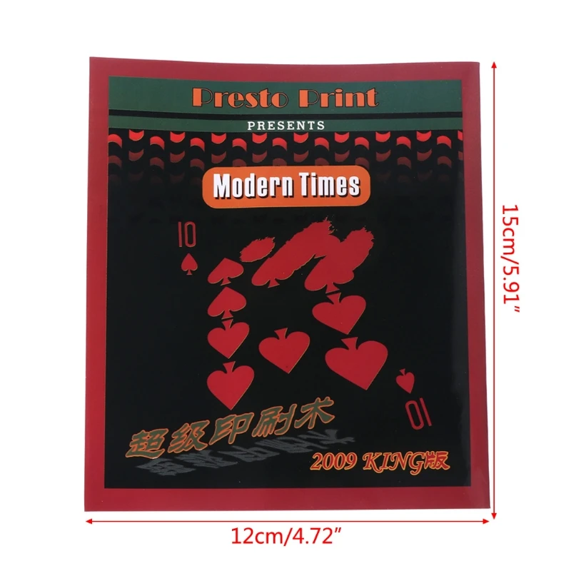 

New Fast Printing Gimmick Cards Magic Tricks Props Stage Close up Magic Magican