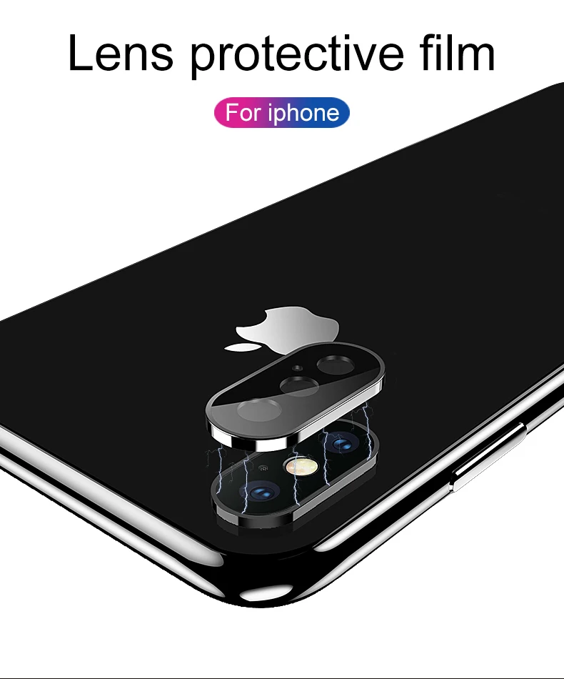 Задняя камера защита объектива Защитное стекло для iphone x xs xr xs max закаленное стекло flim защитное стекло на iphone x xs max