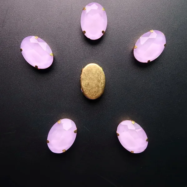 A16 Violet 20 шт./упак. желе конфеты стекло кристалл золотой коготь настройки 13*18 мм овальной формы пришить горный хрусталь бусины кристаллы Одежда diy отделка - Цвет: A16 Violet