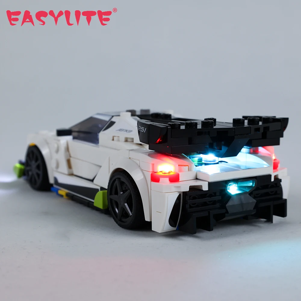 LED Световой набор для 76900 Koenigsegg Jesko Speed Champions Игрушки из строительных блоков Только набор освещения НЕ Включает модель.