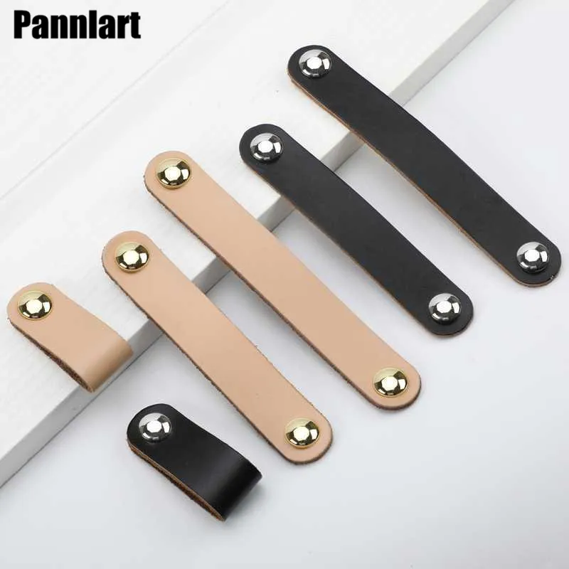 Ручка для мебели в скандинавском стиле Pannlart 1 шт. ручка ящика из мягкой кожи шкафа