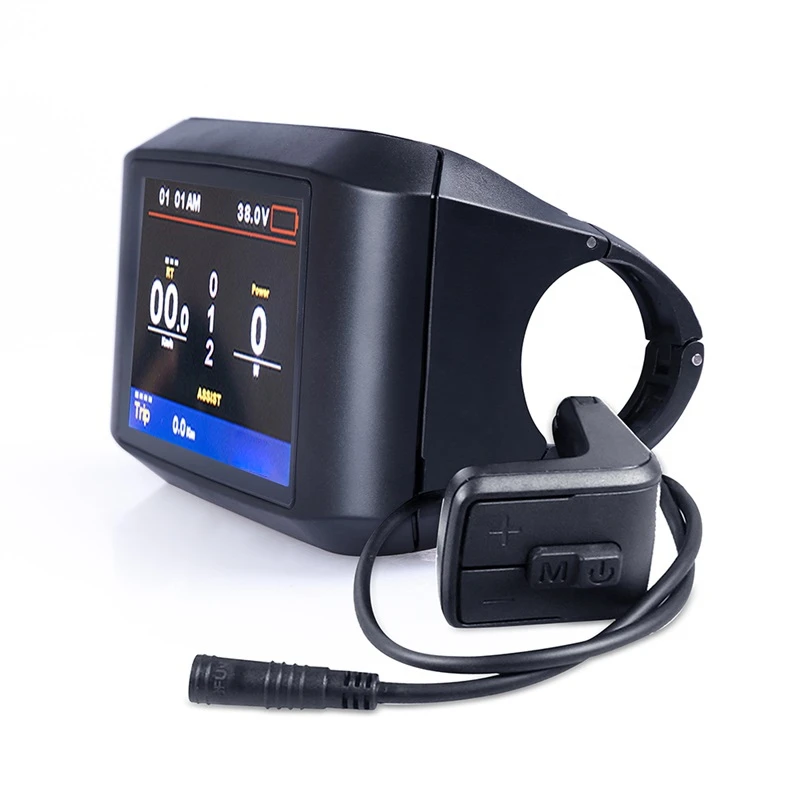 

750C EBike Speedometer 3.2 Inch High-Contrast IPS Colorful Dot Screen Display for Bafang Motor BBS01B BBS02B BBSHD
