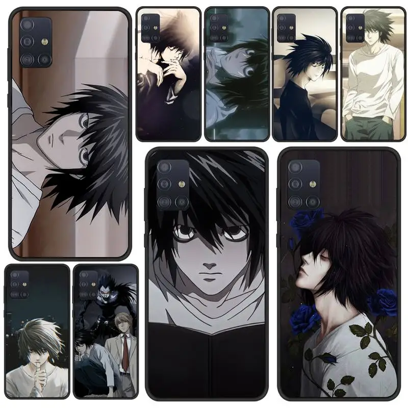 

Death Note Anime L-Lawliet Phone Case For Samsung S21 S6 S7 Edge S8 S9 S10 S20 Ultra 5G Plus Cover Fundas Coque
