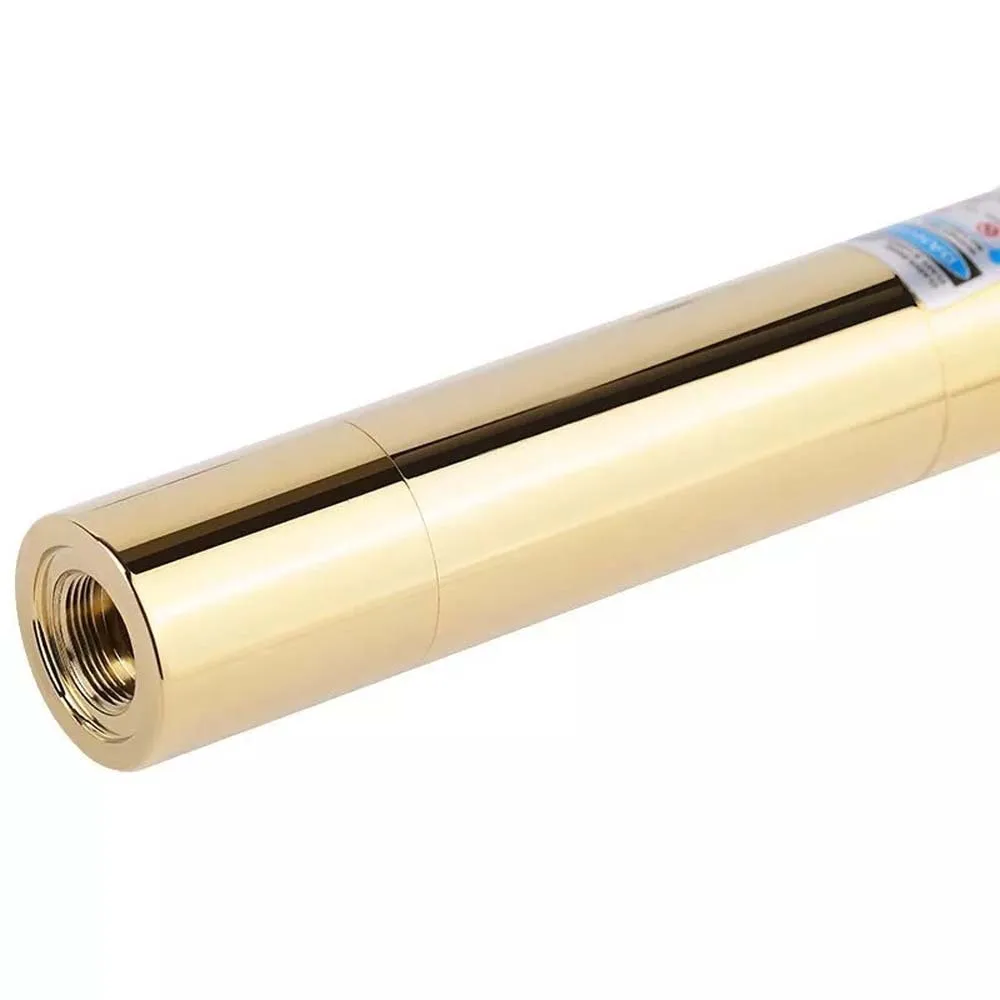 Полностью медный Синий Лазерный фонарь с регулируемым фокусом 450 нм мощная