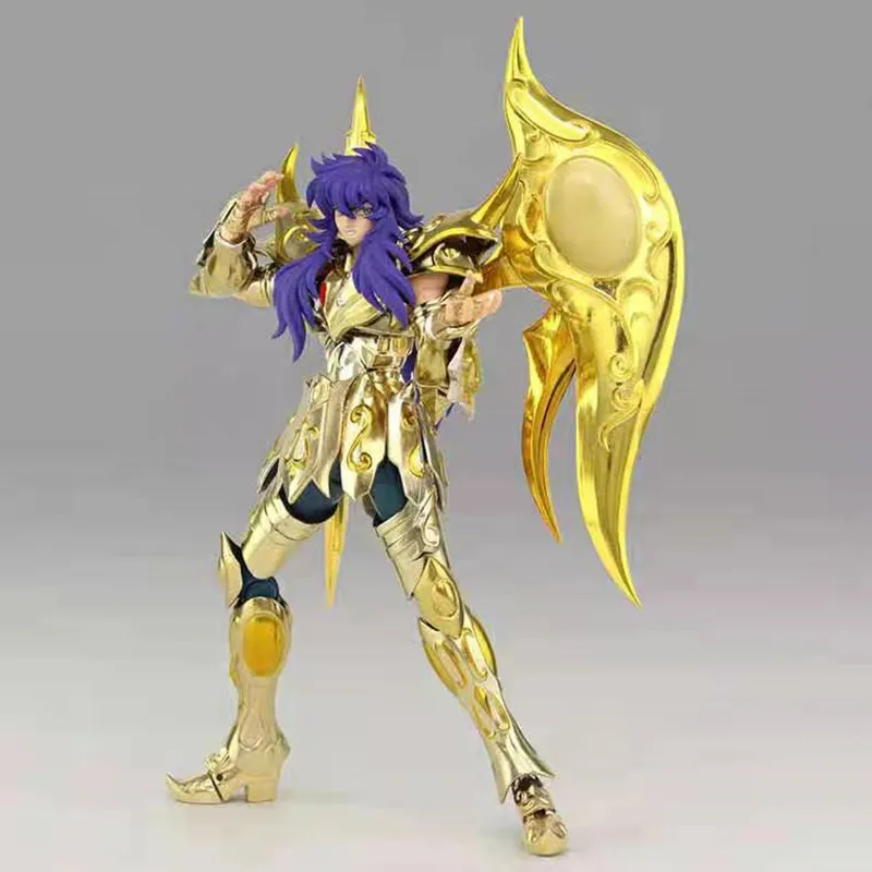 

GT Gold Saint Seiya Saint Action Figure 18cm Newest Myth Cloth EX Golden Soul Divine Cloth God Scorpio Milo Luxury Toy Gift