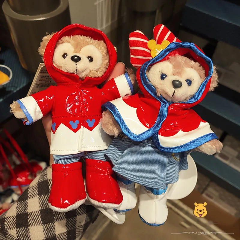 

Disney Kawaii Stellalou Plush Toy Pendant for Girl Children Original Duffy Shelliemay Cartoon Figure Key Buckle Keychain Pendant