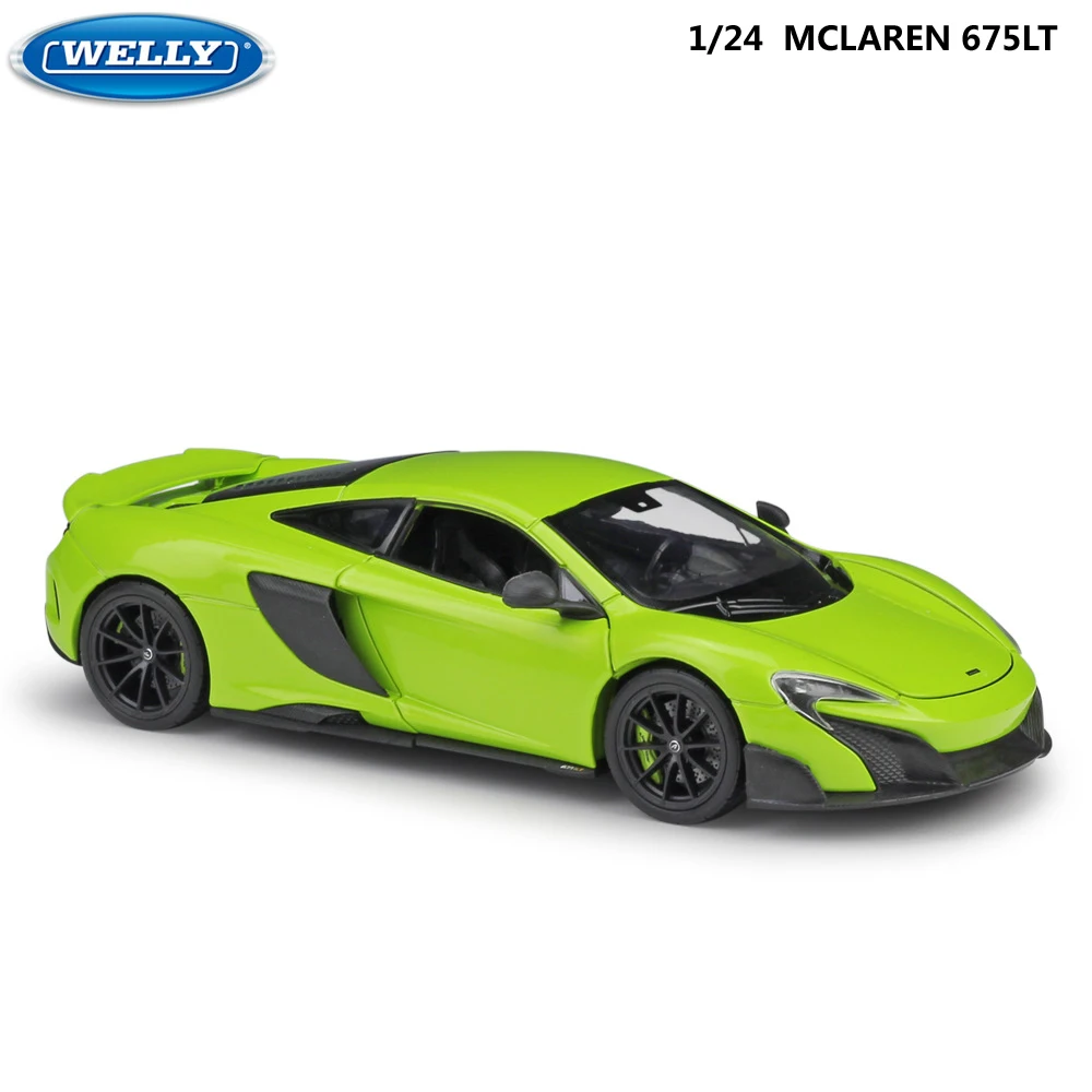 WELLY литая машинка в масштабе 1:24 MCLAREN 675LT модель симулятора автомобиль