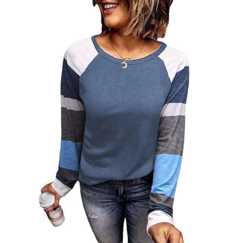 

Womens T-Shirts Basic Crewneck Short/Long Sleeve Tee Tops Blouse