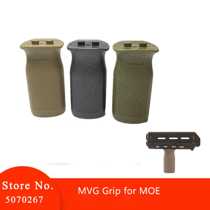 

Airsoft Tactical MVG MOE Grip For AEG GBB Paintball Accessory Hunting MOE Style Vertical Grip Front Grip