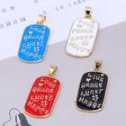 Эмалированные Подвески Juya с буквами для рукоделия