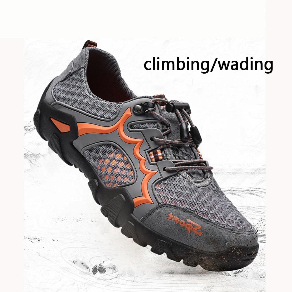 Мужские уличные водонепроницаемые туфли TaoBo Нескользящие быстросохнущие для