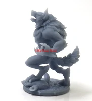 32mm 56mm resin model werewolf werewolves warrior fantasy 3d print figure sculpture dw 001
