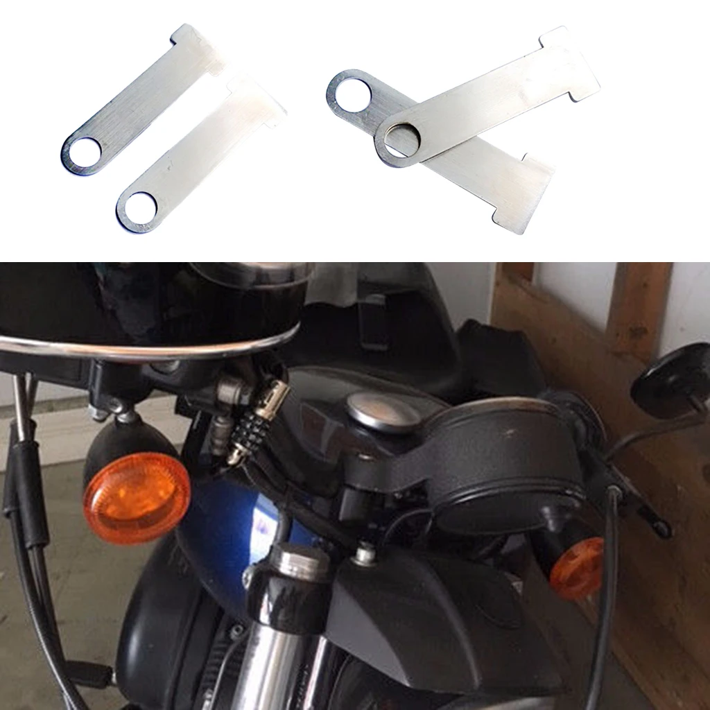 

2X Motorbike Open Face Helmet Lock for Quick Release Buckle Fastener Silver